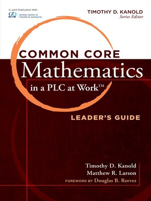 cover image of Common Core Mathematics in a PLC at Work&#174;, Leader's Guide